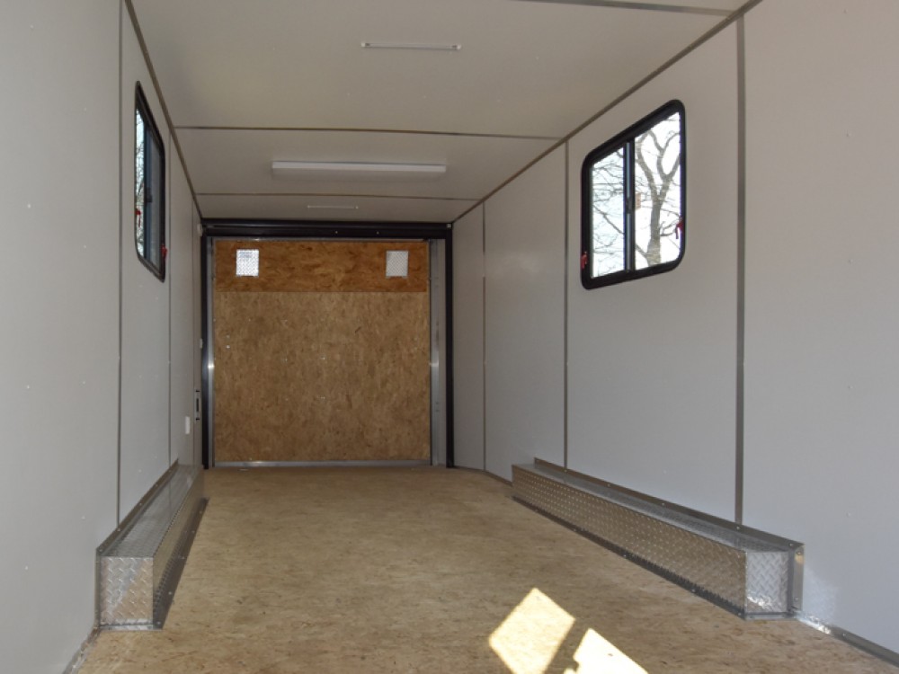 LTFCH 8.5'x24' 10k w/Insulation & Windows Enclosed Cargo/Carhauler Trailer Gallery Photo 5