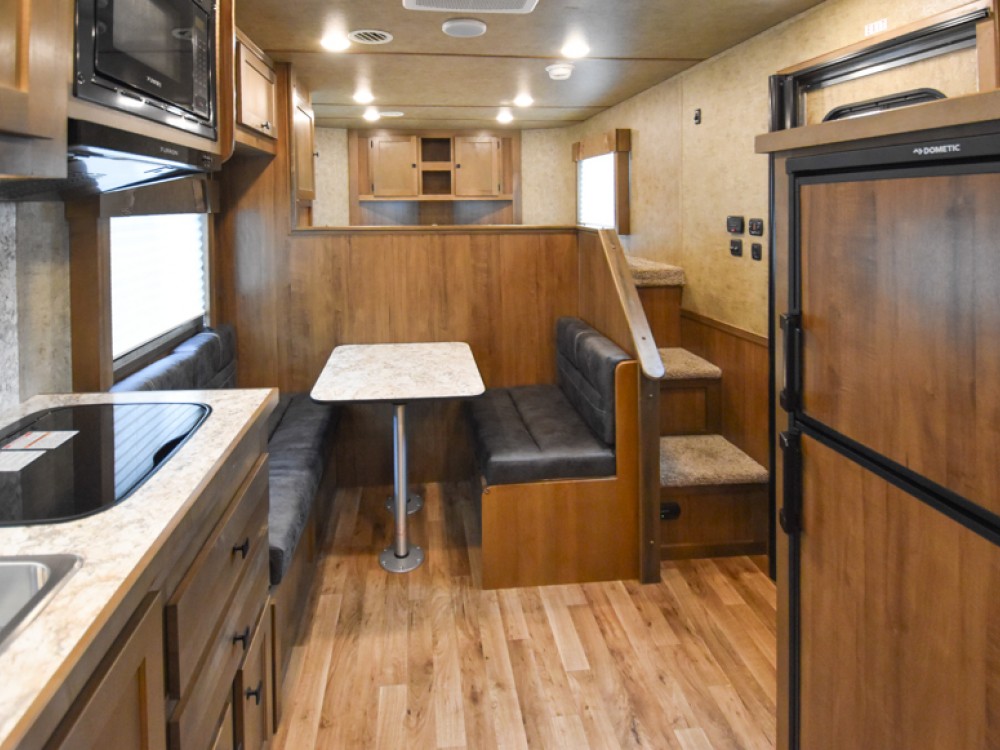 Legacy 8311 Riser Wall Dinette Living Quarters Horse Trailer Gallery Photo 1