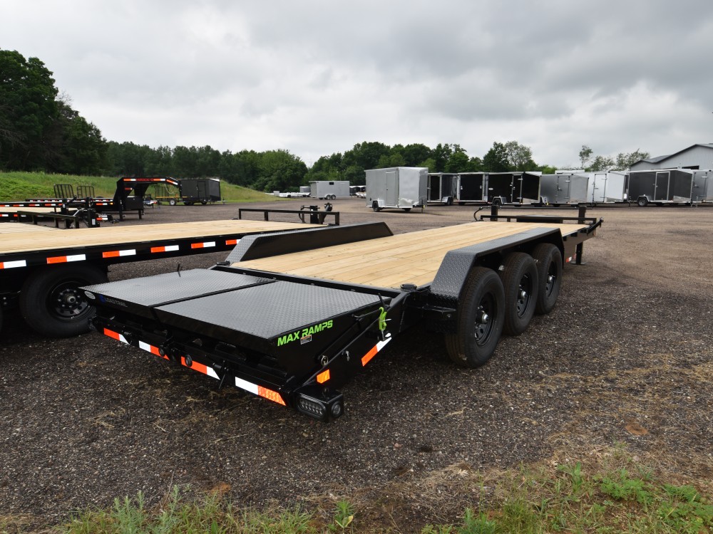 83"x21+3' Dove 21K w/MAX Ramps Equipment Trailer Gallery Photo 3