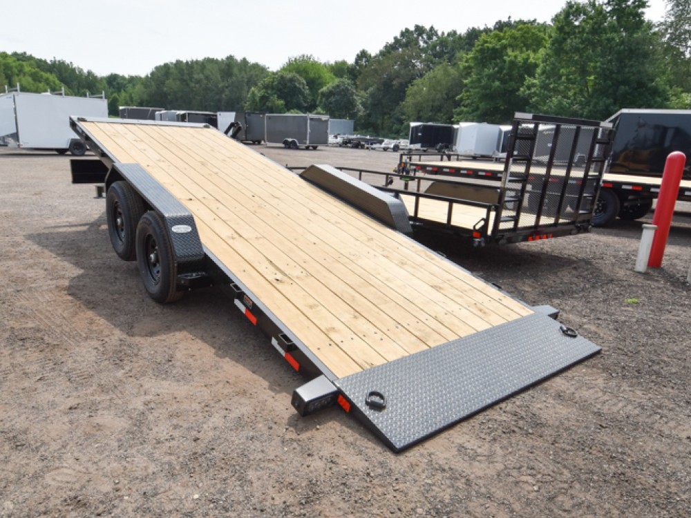 83"x22' 14K Power Tilt Equipment Trailer w/Hydraulic Jack Gallery Photo 3