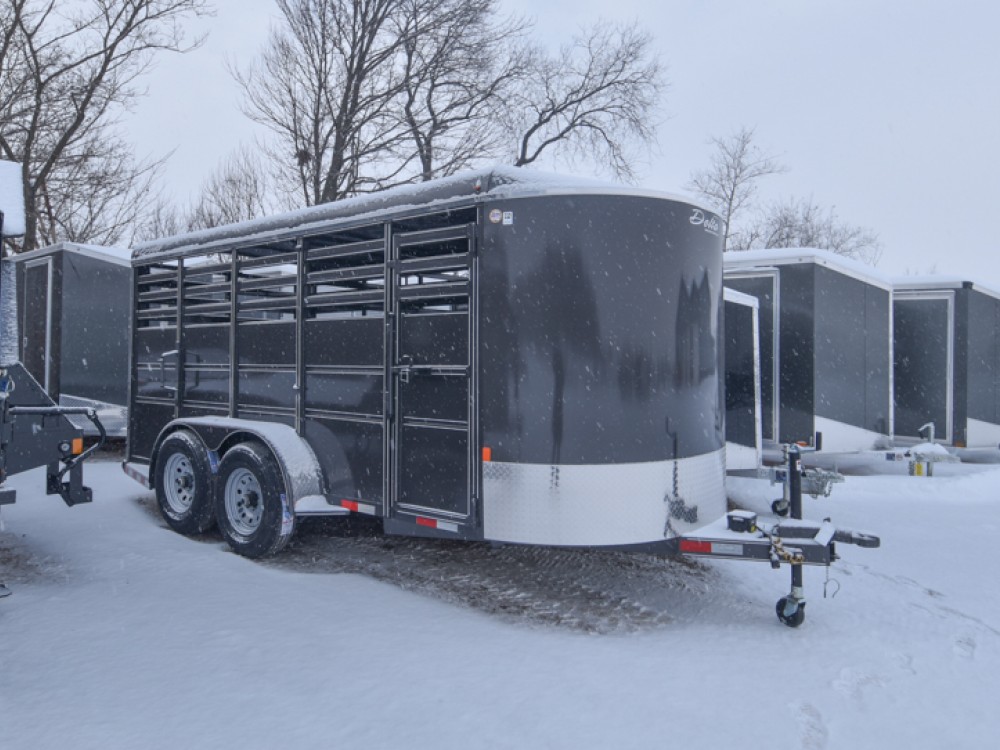 500 ES 6'8"X16' Stock Trailer Gallery Photo 1
