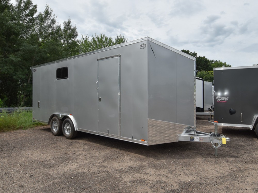 8.5'x20' Enclosed Carhauler/Cargo Trailer w/Windows Gallery Photo 1