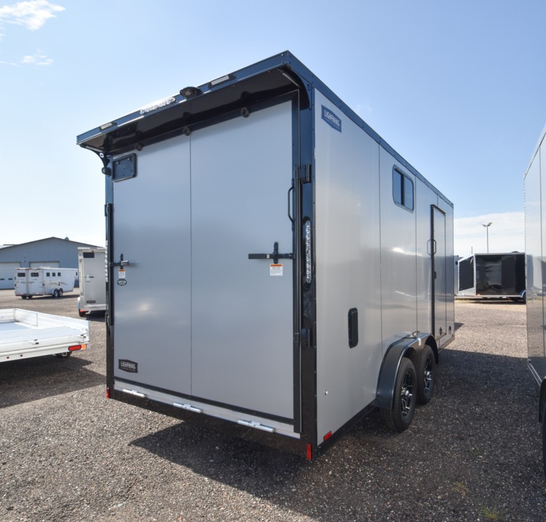 7.5'x16' Aluminum Enclosed Cargo Trailer w/Insulation & Windows Gallery Photo 2