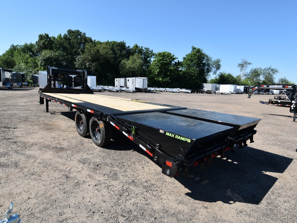 102"x20+5' Dove 16k Low Pro Gooseneck Equipment Trailer Gallery Photo 4