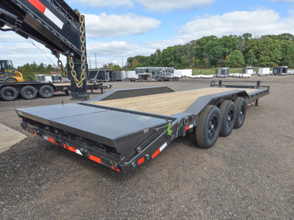102"x23+3' 21K Equipment Trailer w/MAX Ramps Gallery Photo 2