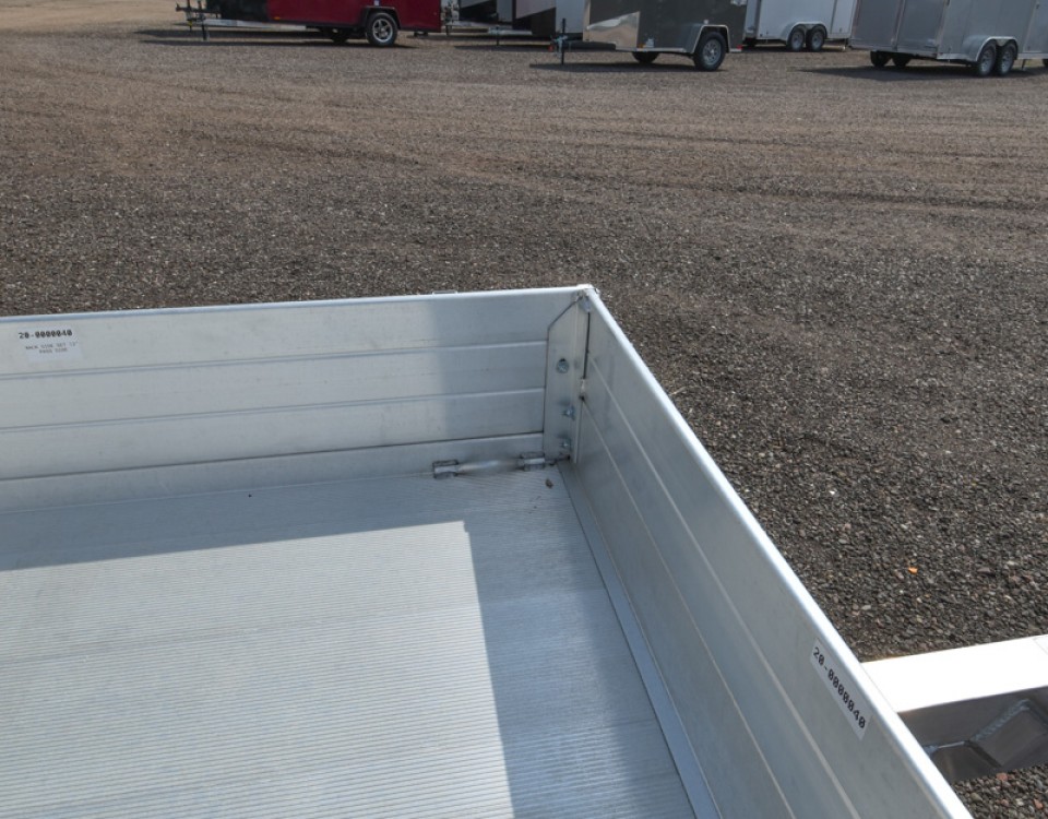 486 w/12" Solid Sides Aluminum Utility Trailer Gallery Photo 3