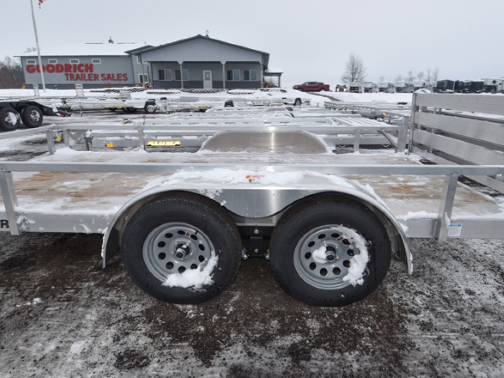 82"x14' w/HD Package & Bi-Fold Ramp Aluminum Utility Trailer Gallery Photo 3