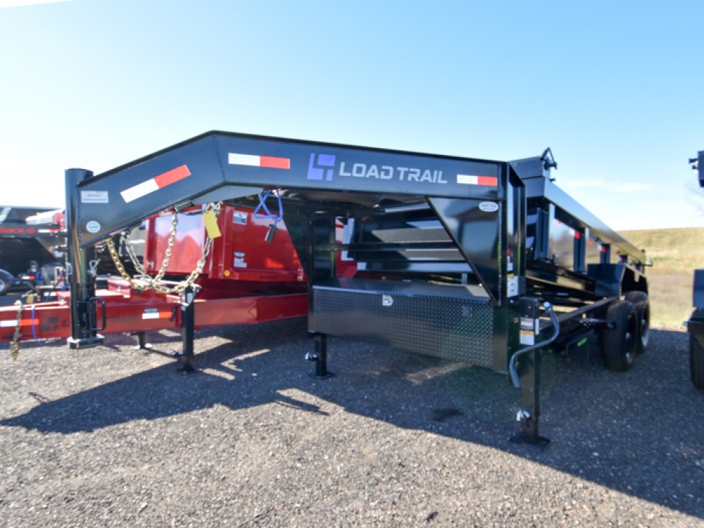 83"x14 w/24" Sides Gooseneck Dump Trailer Gallery Photo 1