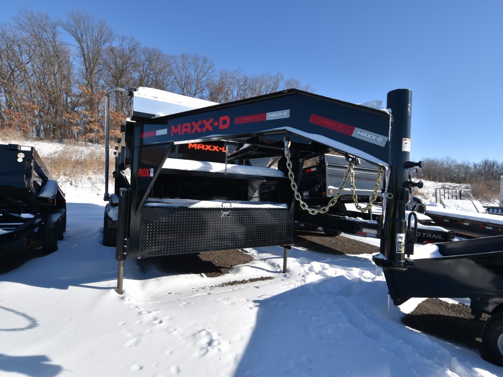 ROX 83"x14' w/4' Bin Gooseneck Roll-Off Trailer Gallery Photo 1
