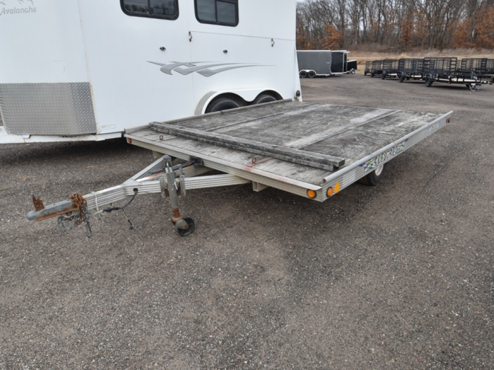 99"x10' Sled Bed Tilt Snowmobile Trailer Gallery Photo 2