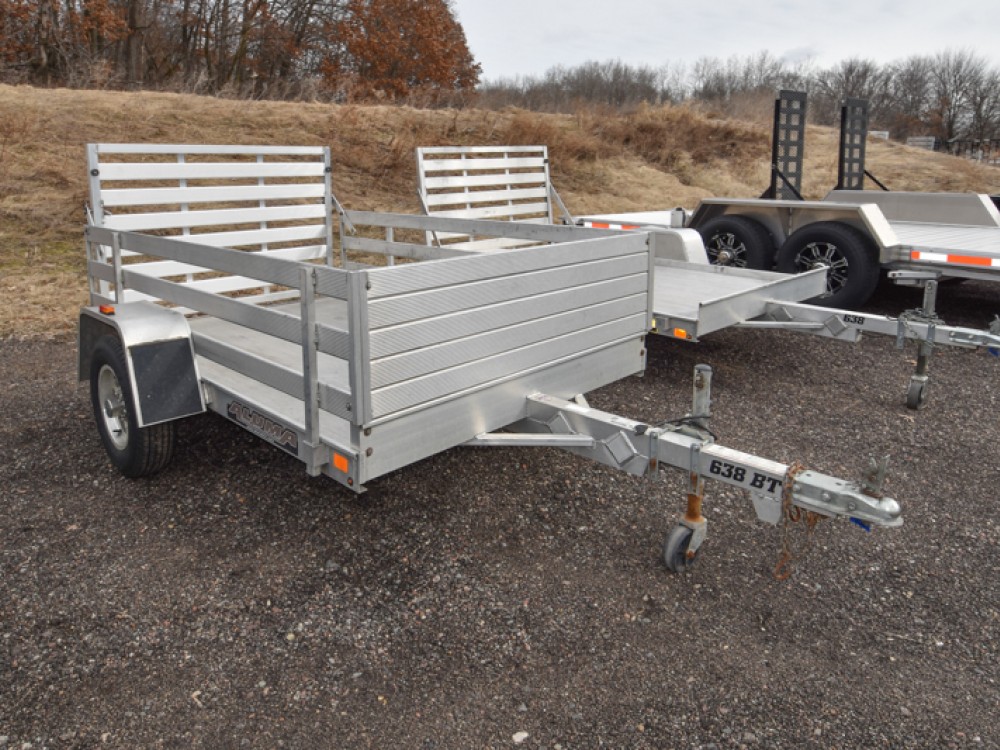 2012 Aluma 638 w/24" Open Sides Aluminum Utility Trailer Gallery Photo 1
