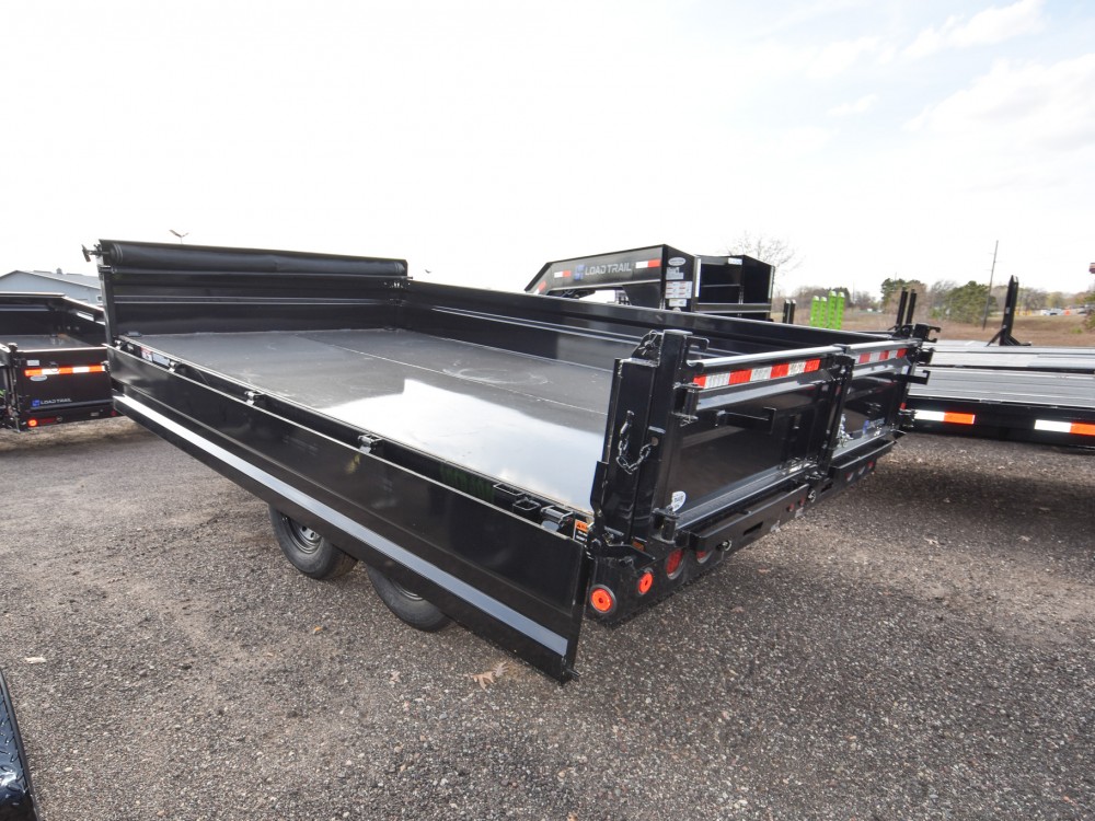 96"x14' w/18" Fold-Down Sides Dump Trailer Gallery Photo 3