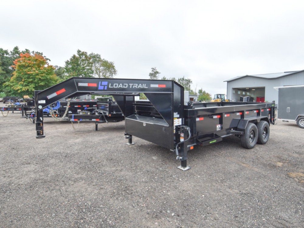 83"x16' w/24" Sides Gooseneck Dump Trailer Gallery Photo 1