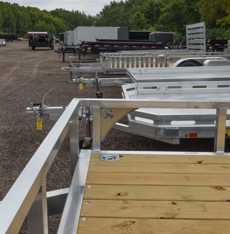 82"x16' w/HD Package  Aluminum Utility Trailer Gallery Photo 3