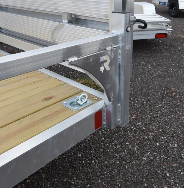 82"x14' SA w/HD Package & Bi-Fold Gate Aluminum ATV/Utility Trailer Gallery Photo 3