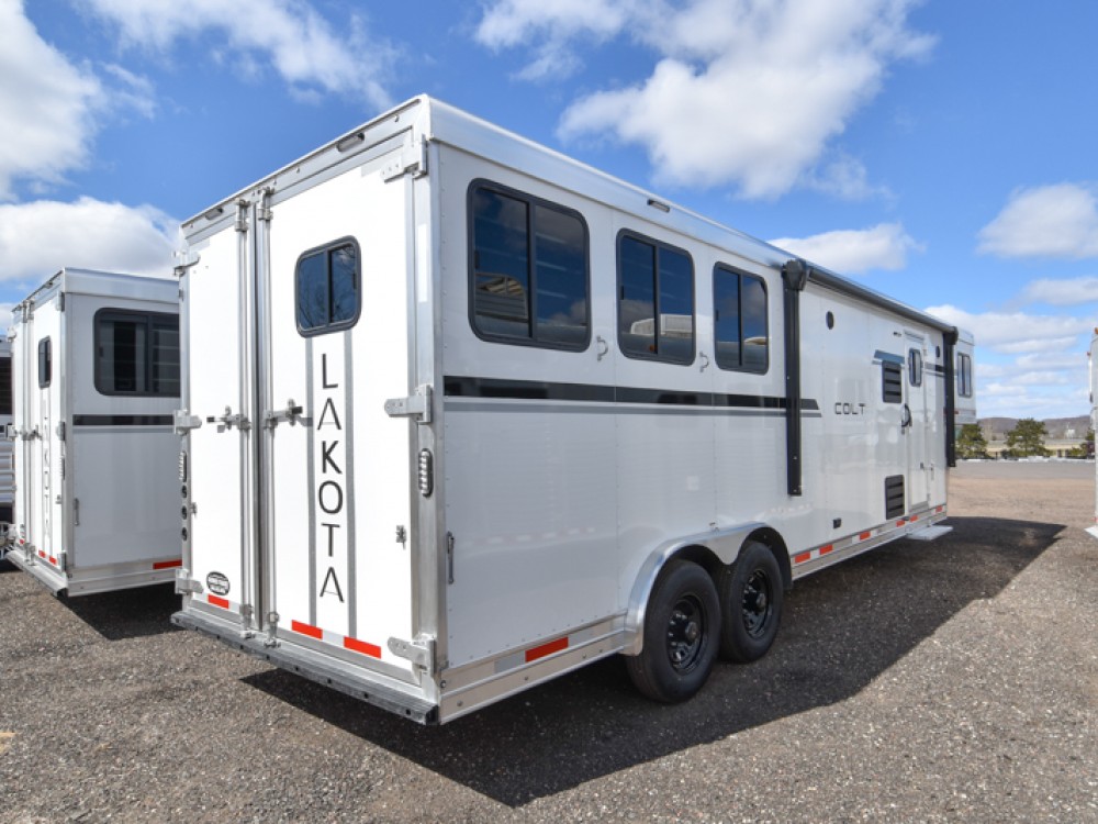 2026 Lakota Colt 8311 Sofa 3 Horse Living Quarters Horse Trailer Gallery Photo 14