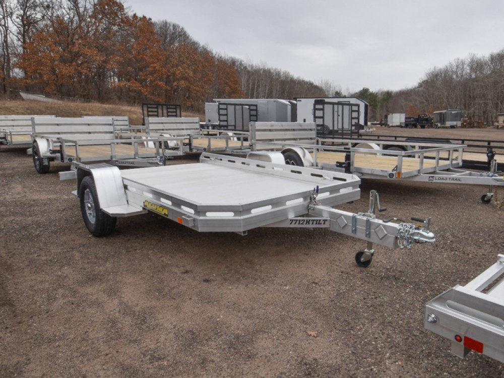 7712H Tilt Aluminum Utility Trailer Gallery Photo 1