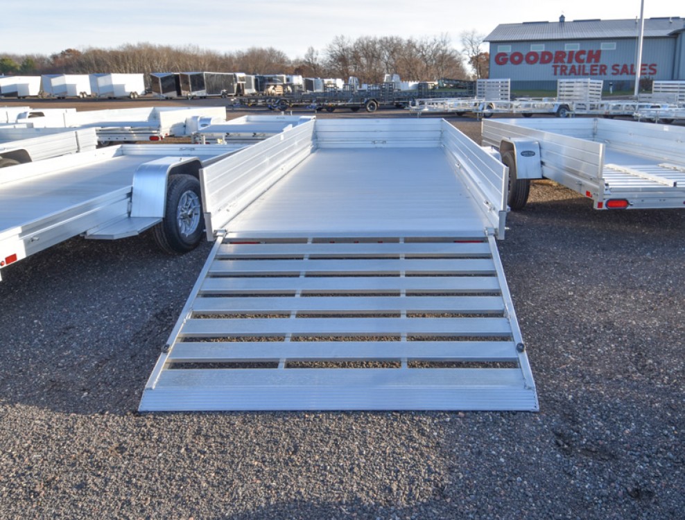 6812H w/12" Solid Sides Aluminum Utility Trailer Gallery Photo 3