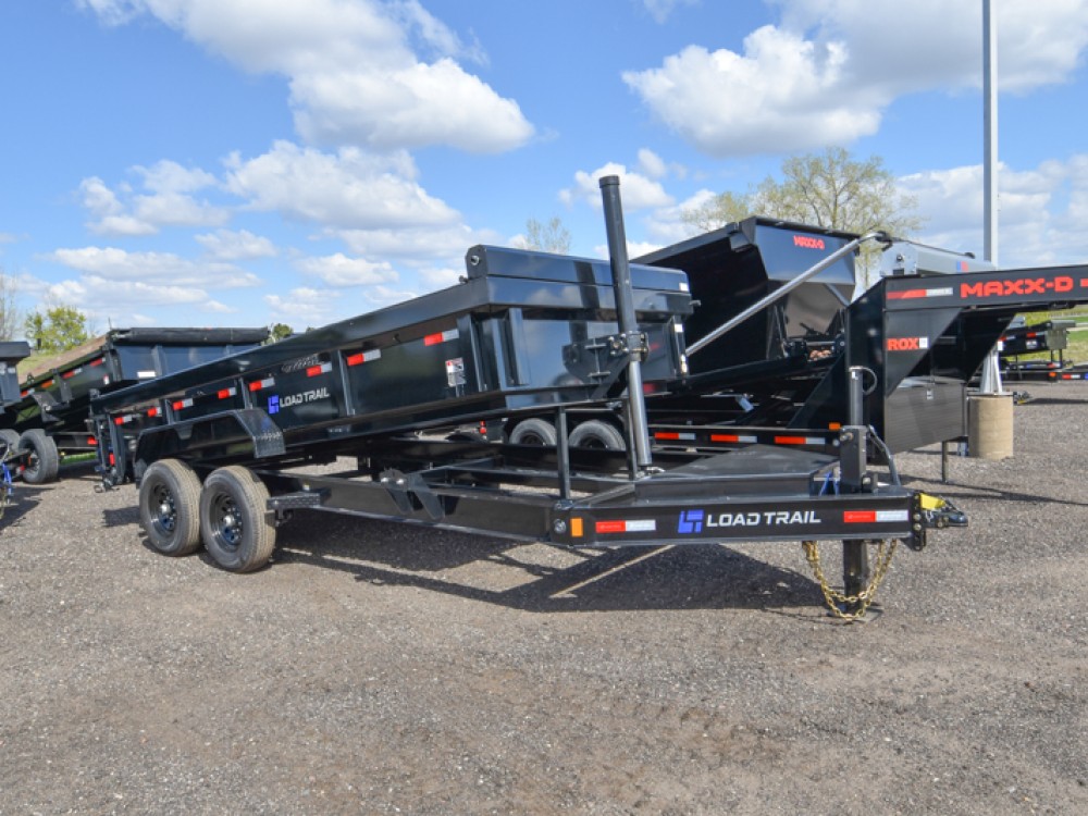 DL 83"x16' 14K w/Telescopic Hoist & 24" Sides Dump Trailer Gallery Photo 1