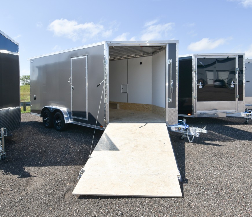 LTFES 7.5'X21' Drive In/Out Snowmobile/UTV Trailer Gallery Photo 2