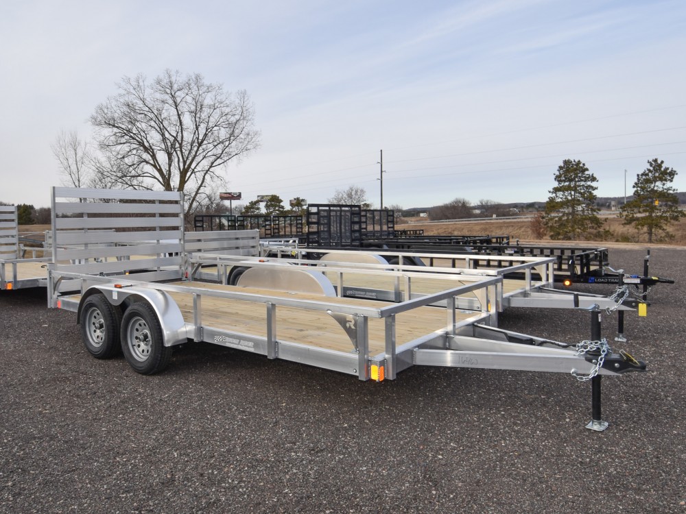 82"x16' w/HD Package Aluminum Utility Trailer Gallery Photo 1