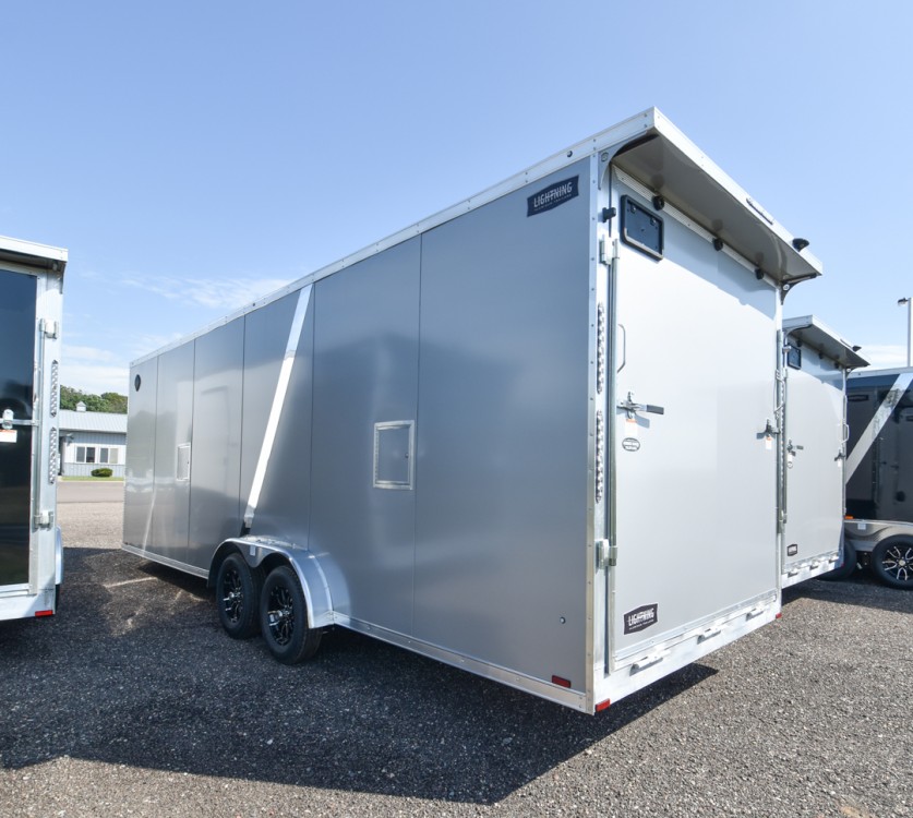 LTFES 7.5'x29' Drive In/Out Snowmobile/UTV Trailer Gallery Photo 3