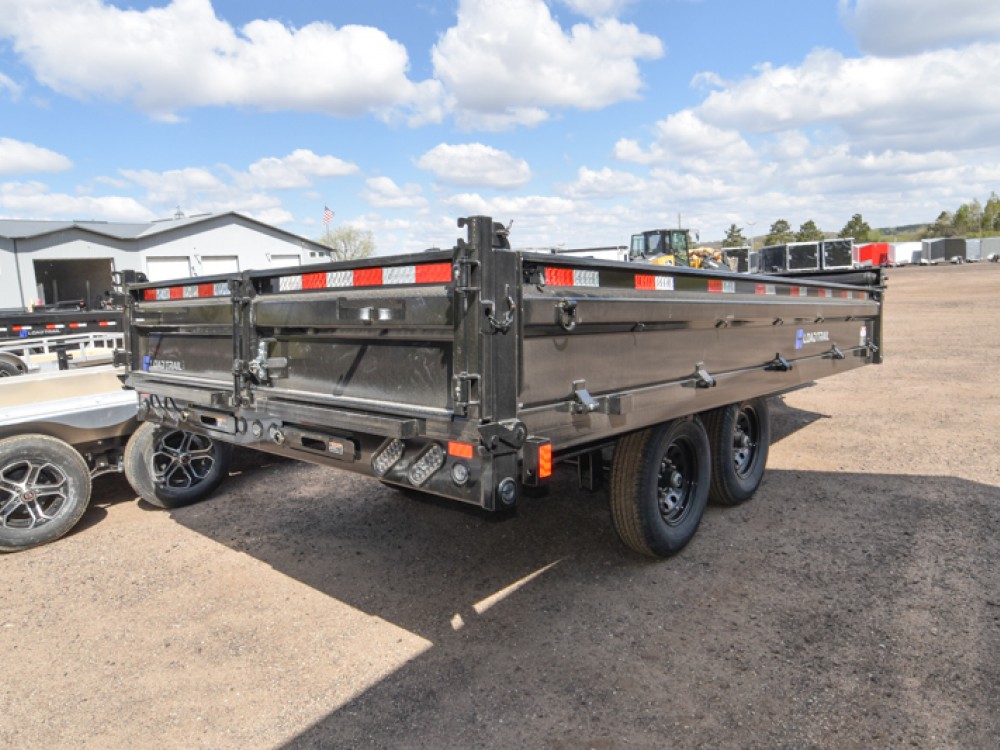 DZ 96X16 14K w/Fold Down Sides Deckover Dump Trailer Gallery Photo 2