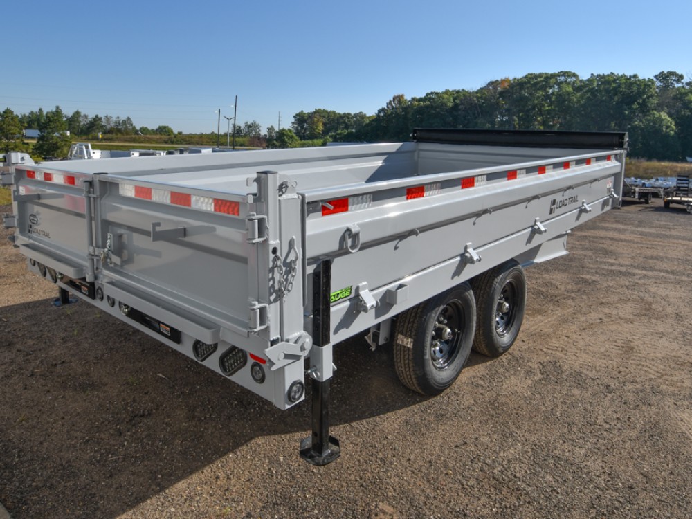 DZ 96X16 14K w/Fold Down Sides Deckover Dump Trailer Gallery Photo 3
