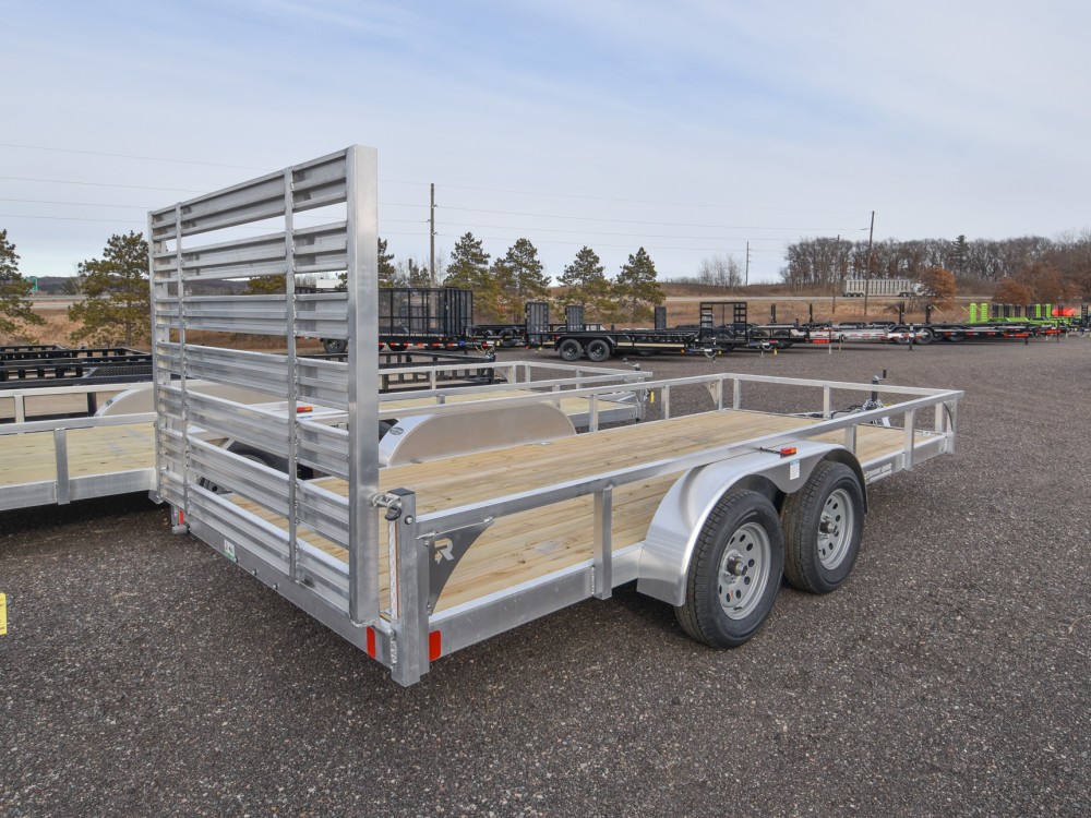82"x16' w/HD Package Aluminum Utility Trailer Gallery Photo 2