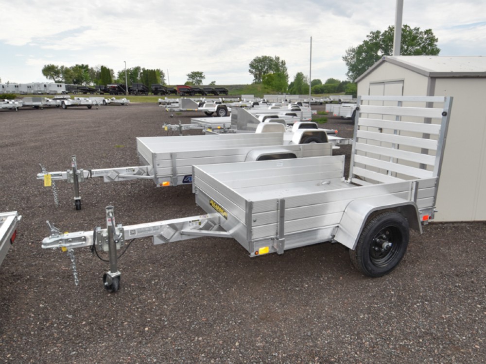 486 w/12" Solid Sides Aluminum Utility Trailer Gallery Photo 1