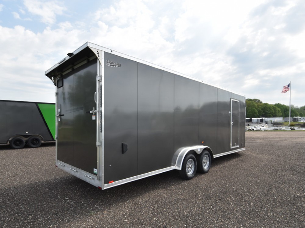 7.5'x29' (24'+5' V) Snowmobile/UTV Enclosed Trailer Gallery Photo 3
