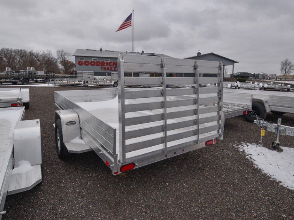 6812H w/12" Solid Sides Aluminum Utility Trailer Gallery Photo 2