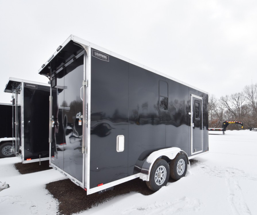 LTF 7'x16' Enclosed Cargo Trailer w/Windows Gallery Photo 2