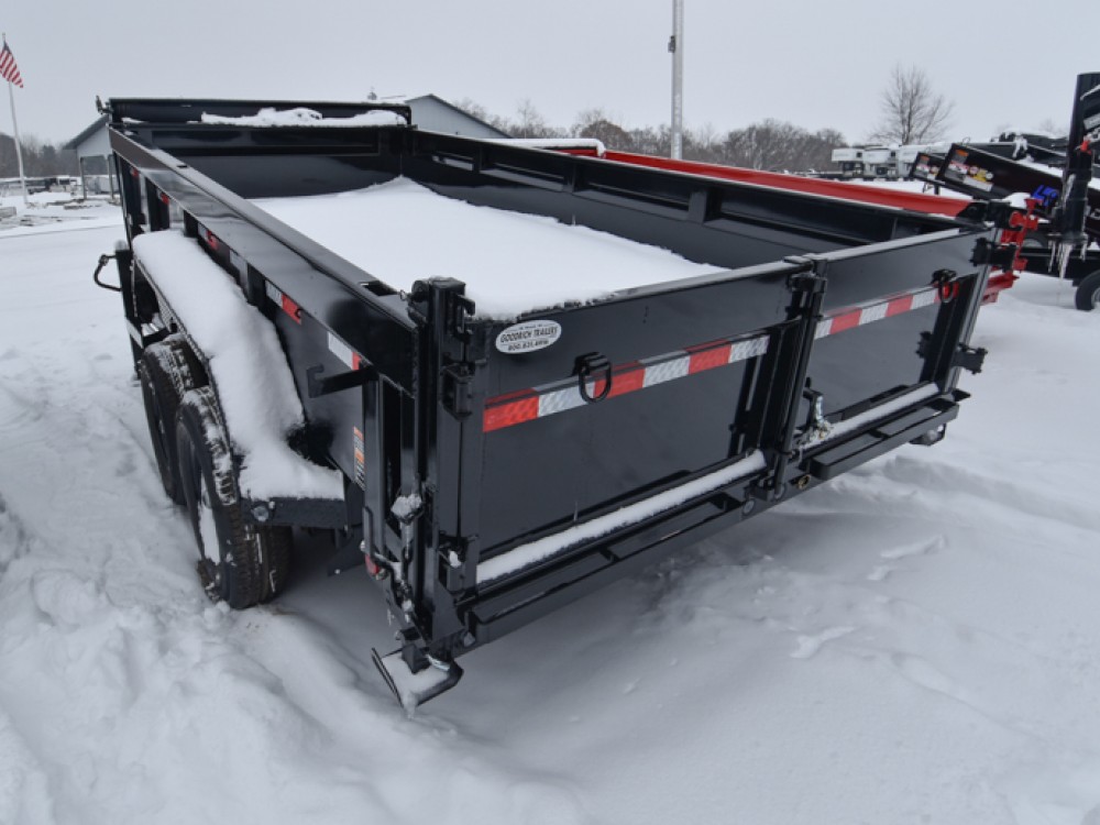 83"x14 w/24" Sides Gooseneck Dump Trailer Gallery Photo 3