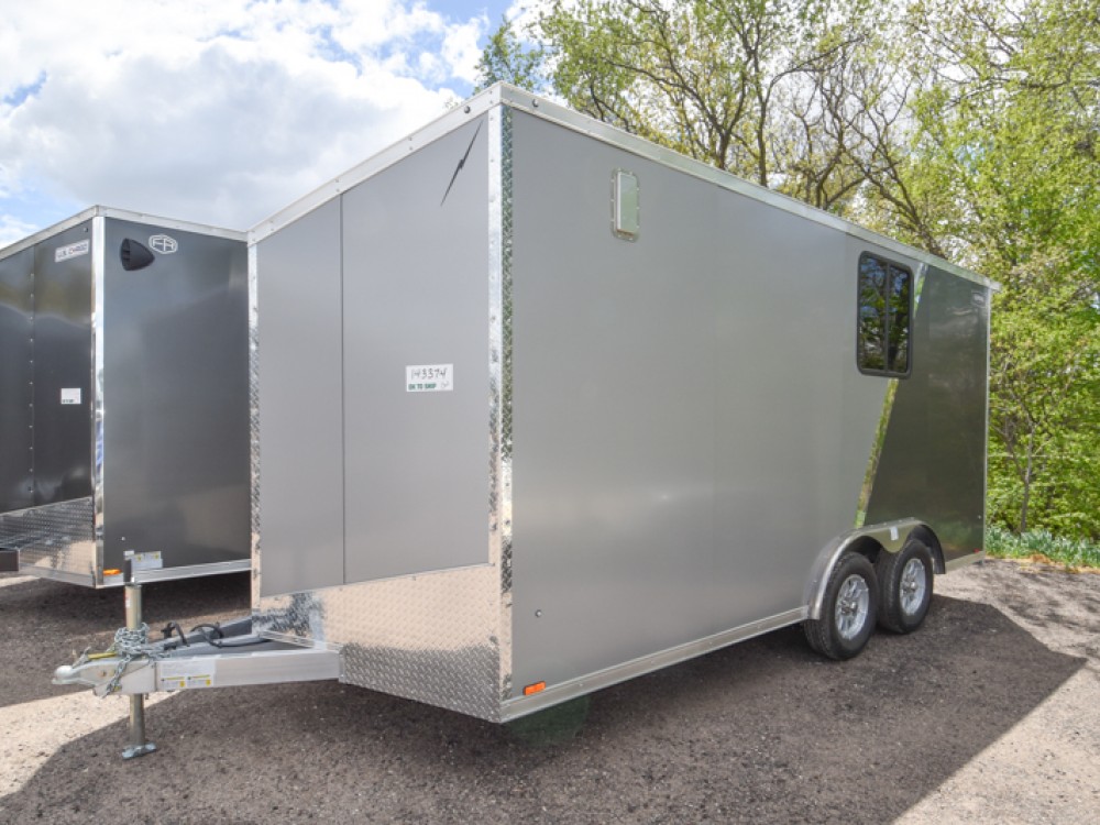 8.5'x16' Enclosed Carhauler/Cargo Trailer Gallery Photo 2