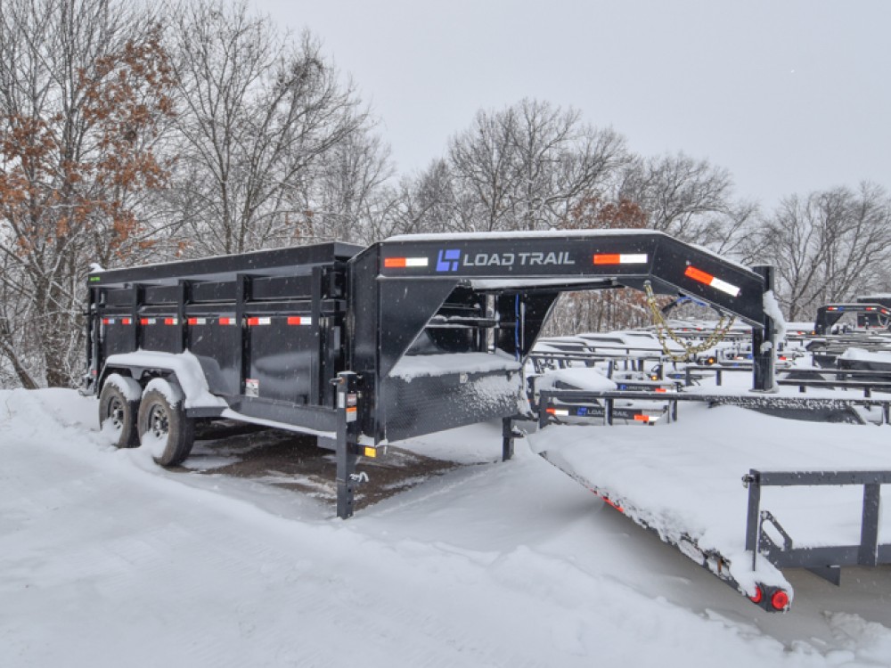 83"x14' w/48" Sides Gooseneck Dump Trailer Gallery Photo 1