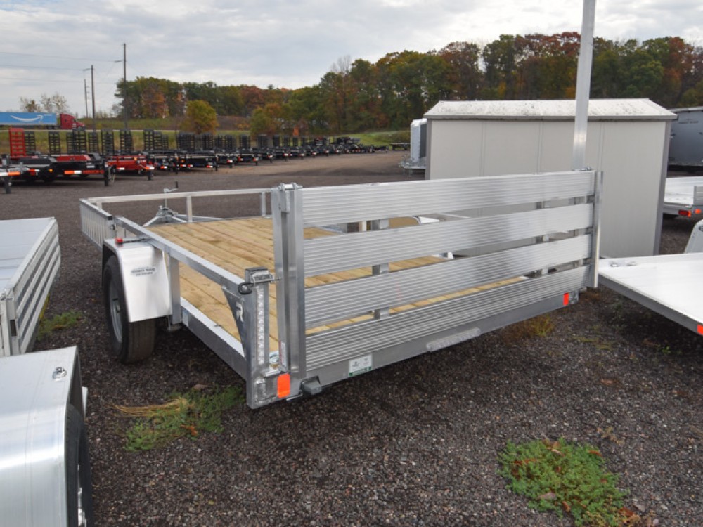 82"x14' SA w/HD Package & Bi-Fold Gate Aluminum ATV/Utility Trailer Gallery Photo 2