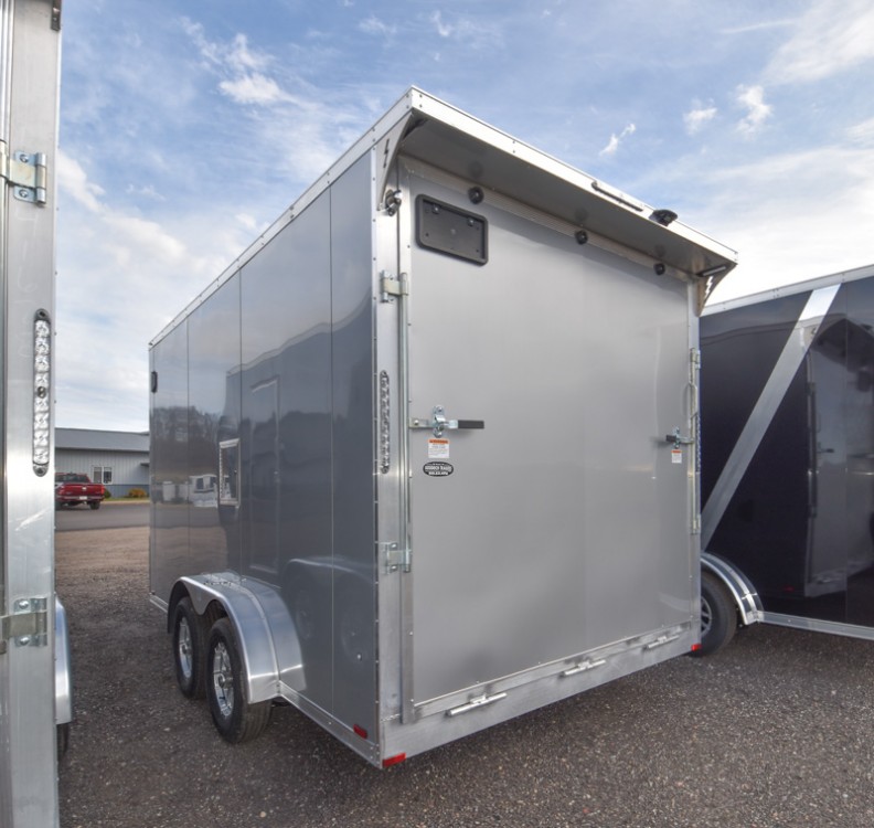 7.5'x19' Drive In/Out Snowmobile/UTV Enclosed Trailer Gallery Photo 2