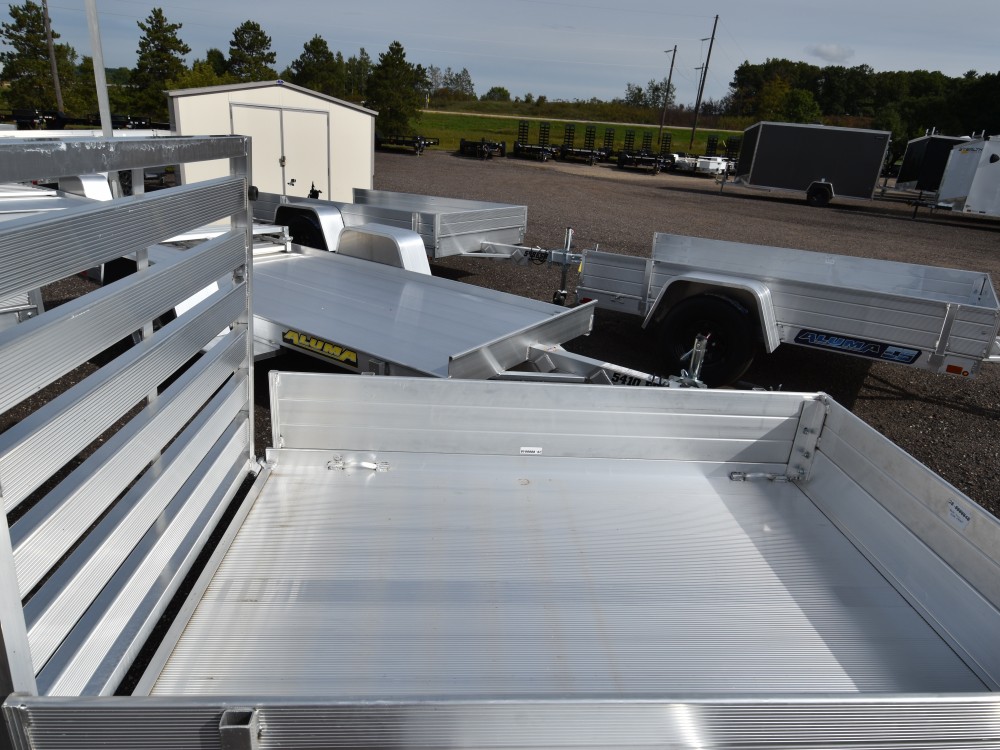 486  Aluminum Utility Trailer w/12" Solid Sides Gallery Photo 3