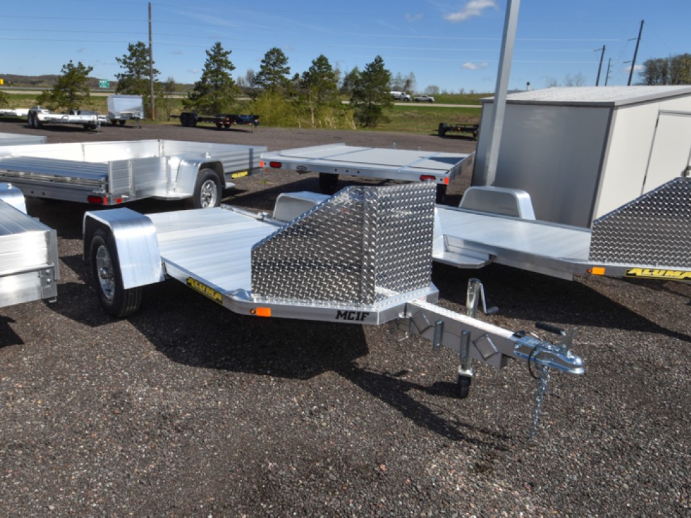MC1F Folding Aluminum Motorcycle Trailer Gallery Photo 1