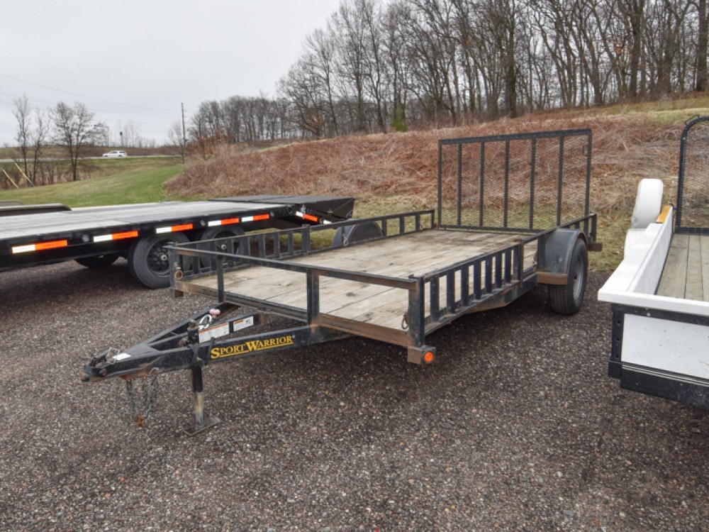 Road Warrior 83"x14' w/Side Rail Ramps Steel Utility/ATV Trailer Gallery Photo 1
