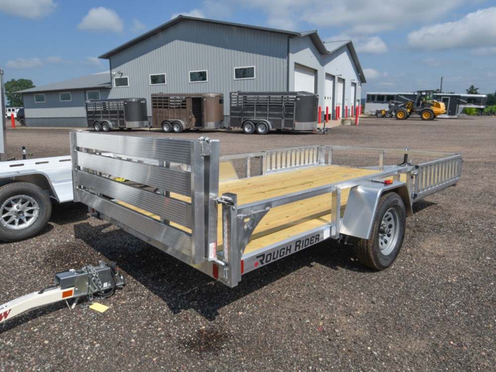 82"x14' SA w/HD Package & Bi-Fold Gate Aluminum ATV/Utility Trailer Gallery Photo 2