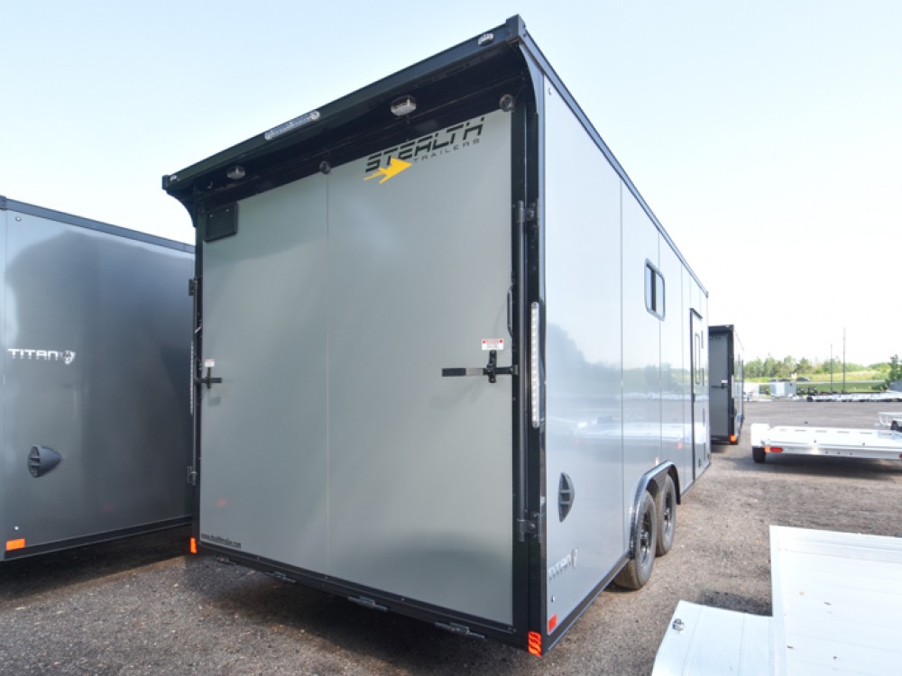 Titan 8.5'x20' 10K Enclosed Cargo/Carhauler Trailer w/Windows Gallery Photo 2