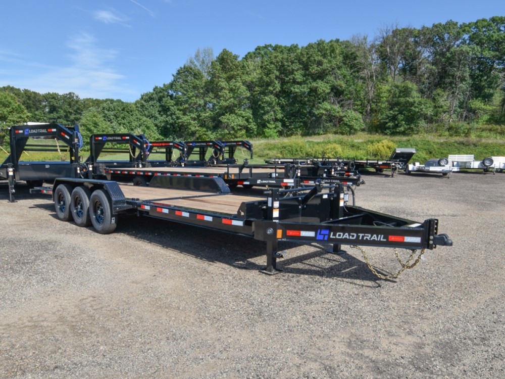 TH 83"x16'+8' Stationary 21K Gravity Tilt Equipment Trailer Gallery Photo 1