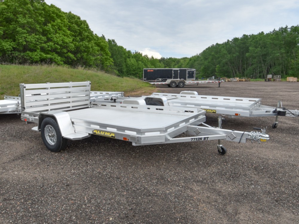 7712H BT Aluminum Utility Trailer Gallery Photo 1