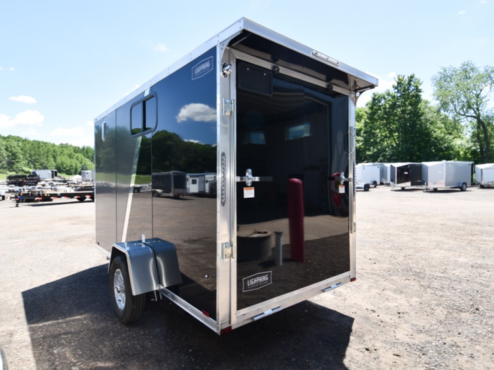 LTF 6'x12' Aluminum Enclosed Cargo Trailer w/Windows Gallery Photo 2