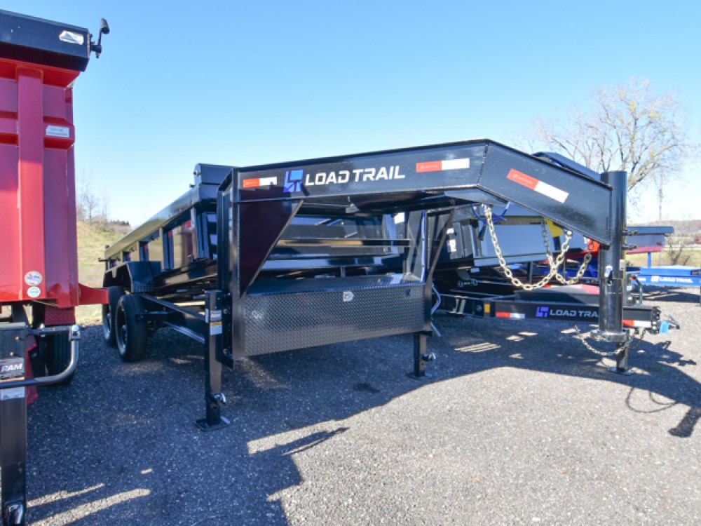83"x14 w/24" Sides Gooseneck Dump Trailer Gallery Photo 2