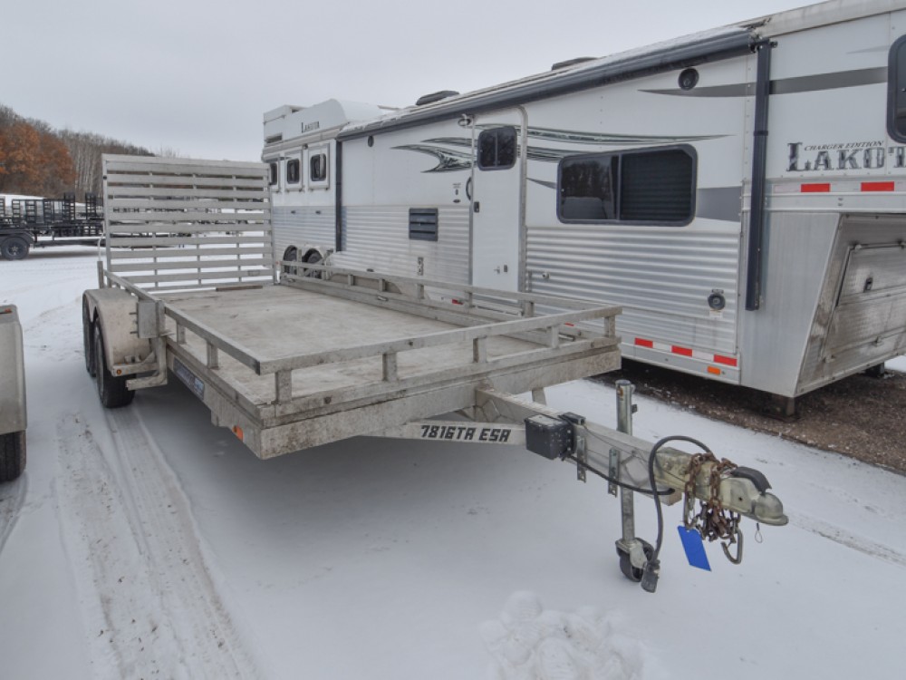 2020 Aluma 7816 ESA Aluminum Tandem Axle Utility Trailer Gallery Photo 1