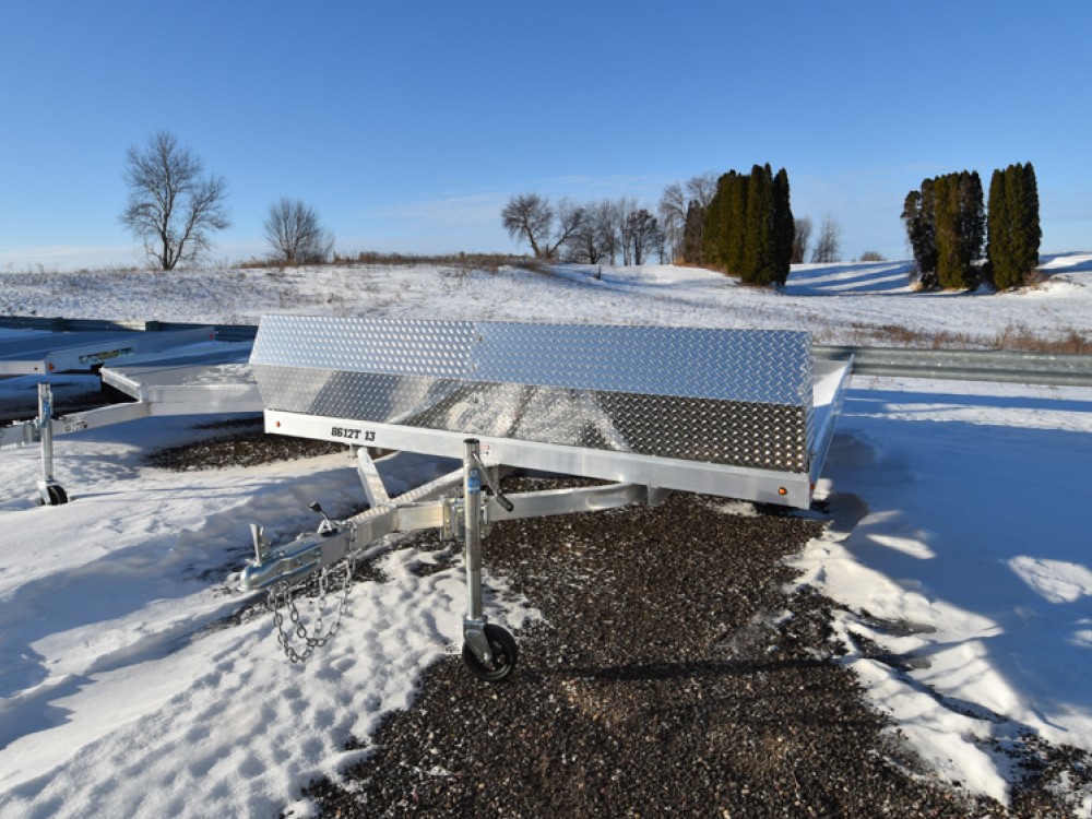 8612 Tilt w/13" Tires & Rock Guard Snowmobile Trailer Gallery Photo 2