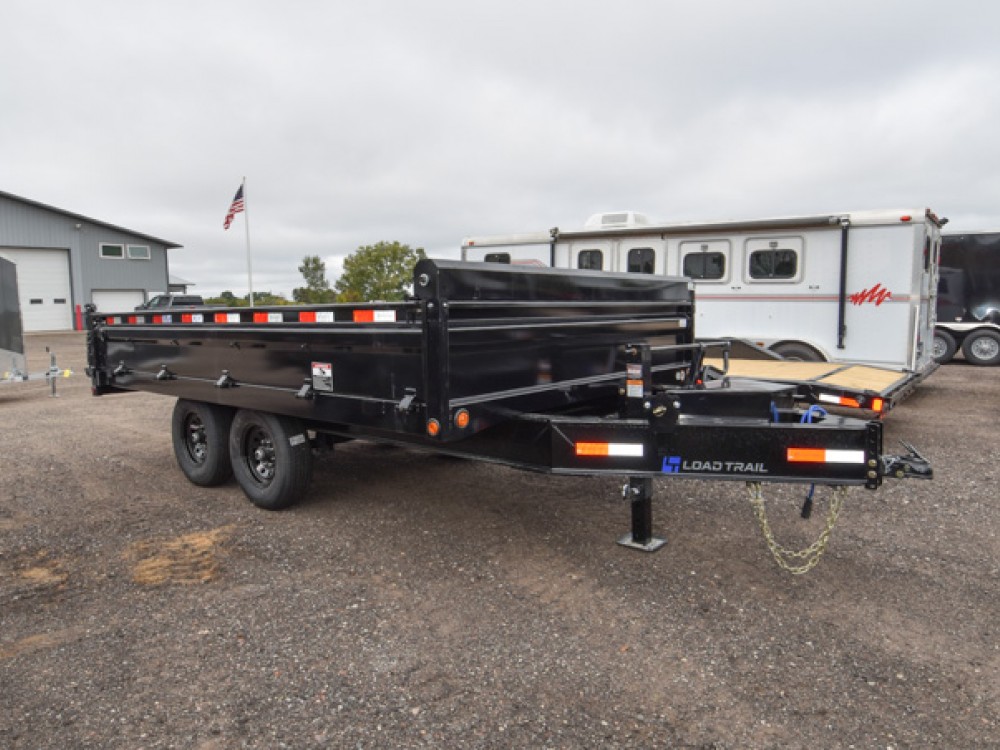 96"x14' w/18" Fold-Down Sides Dump Trailer Gallery Photo 1